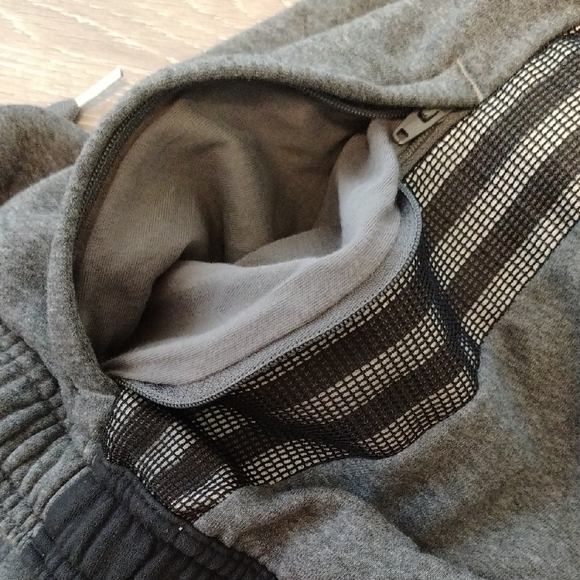 Adidas Gray and White Sweatpants Tapered Fit - Picture 8 of 10